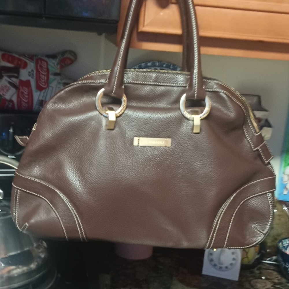 A Bruno Magli Leather Bag Made In Italy Beautiful!!!